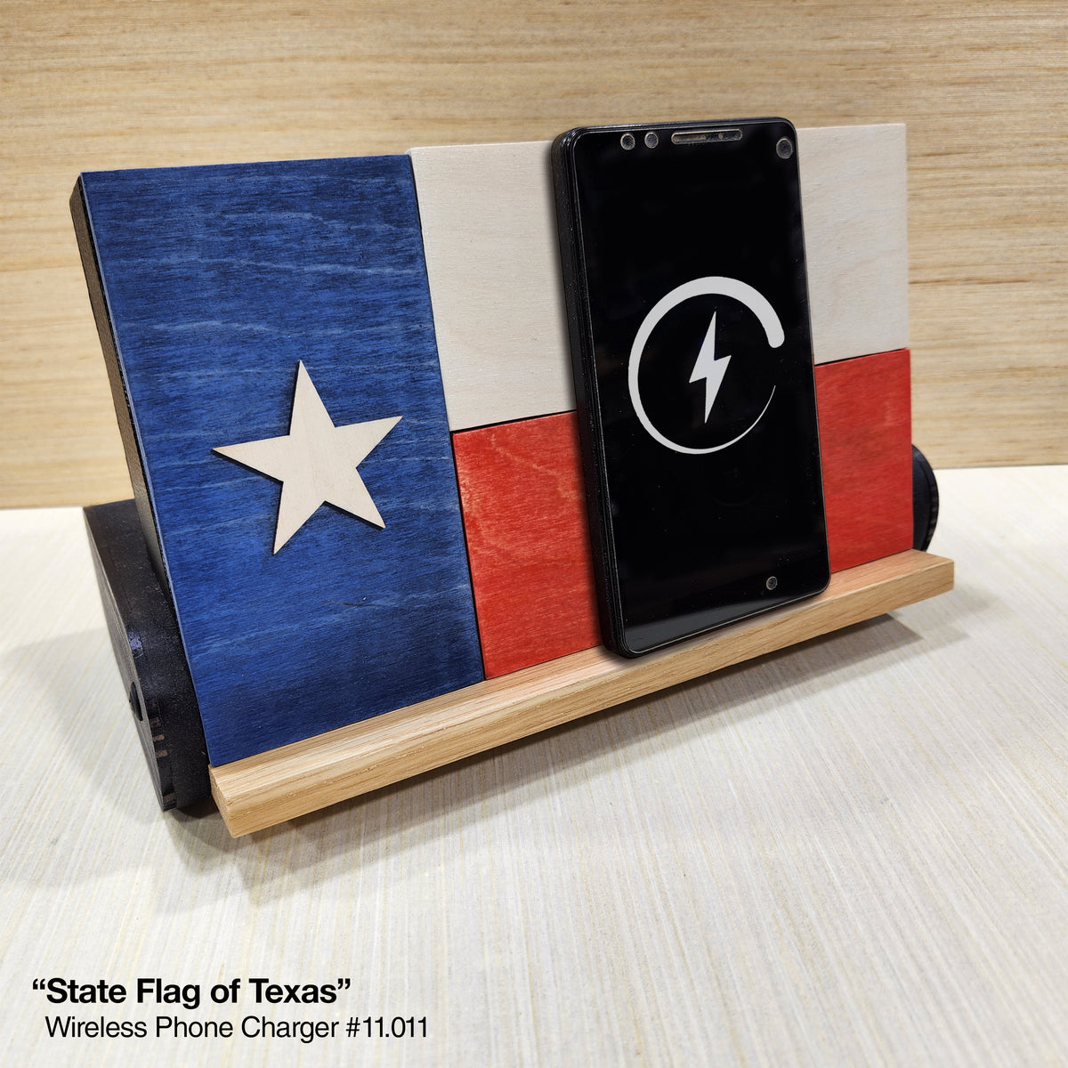 Stete Flag of Texas - Wireless Phone Charger