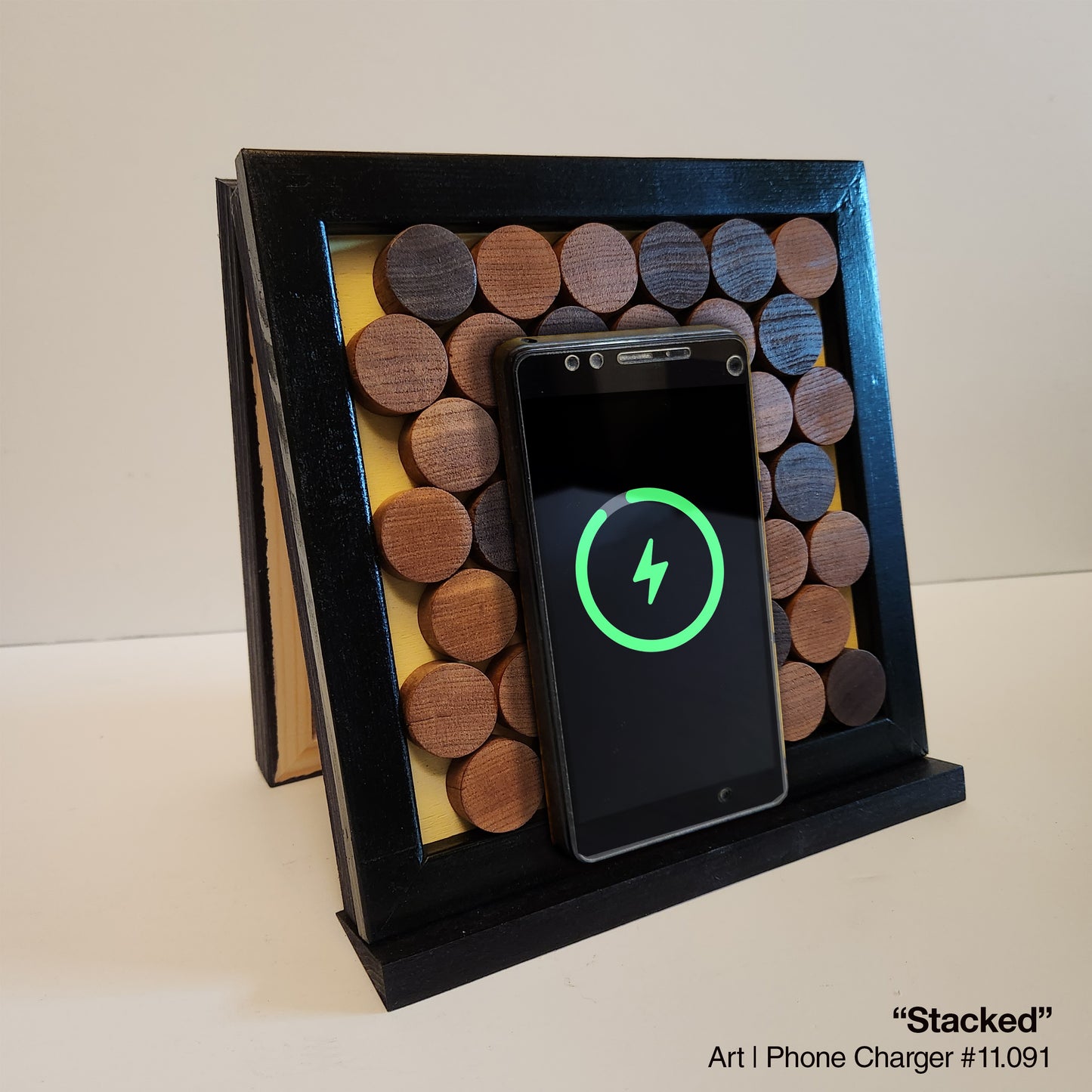 Art / Wireless Phone Charging Station - "Stacked"