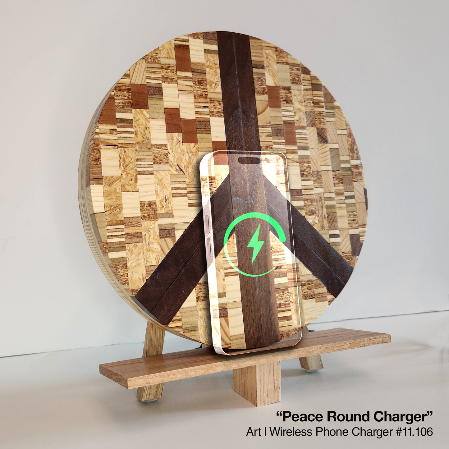"Peace" Wireless Phone Charging Station