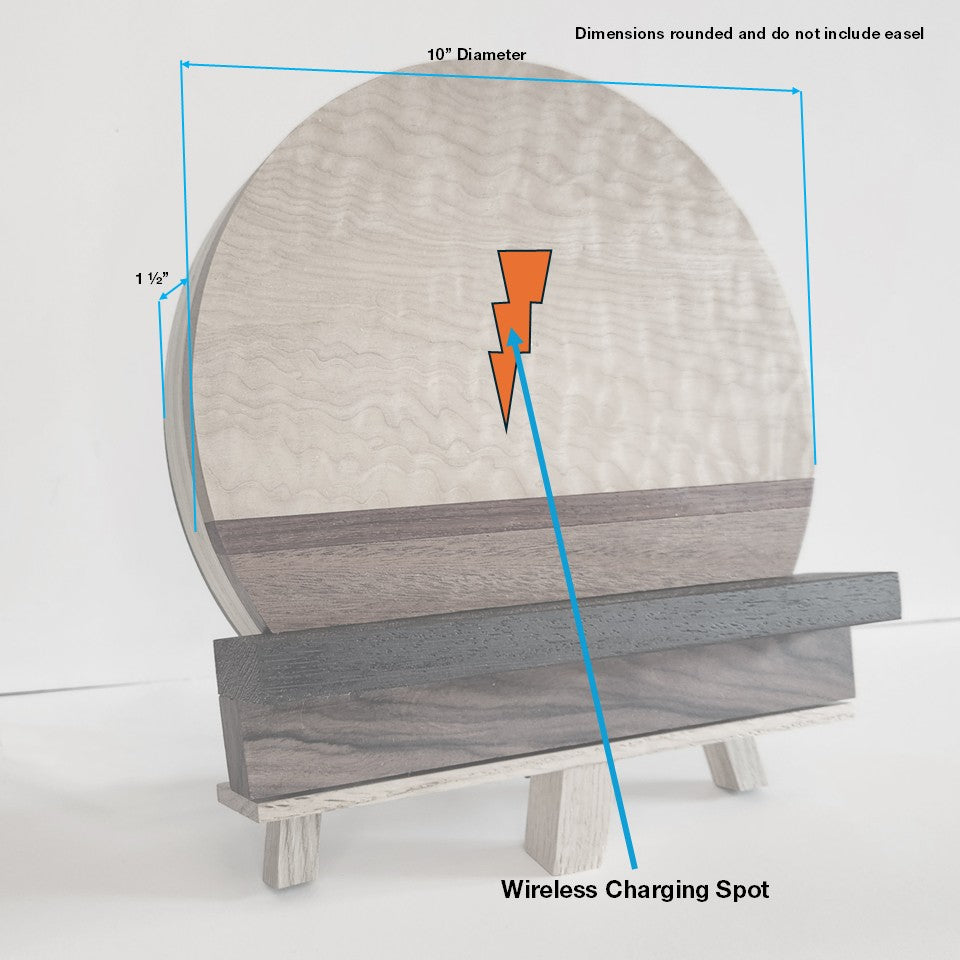 "Retro Horizon" Wireless Phone Charging Station
