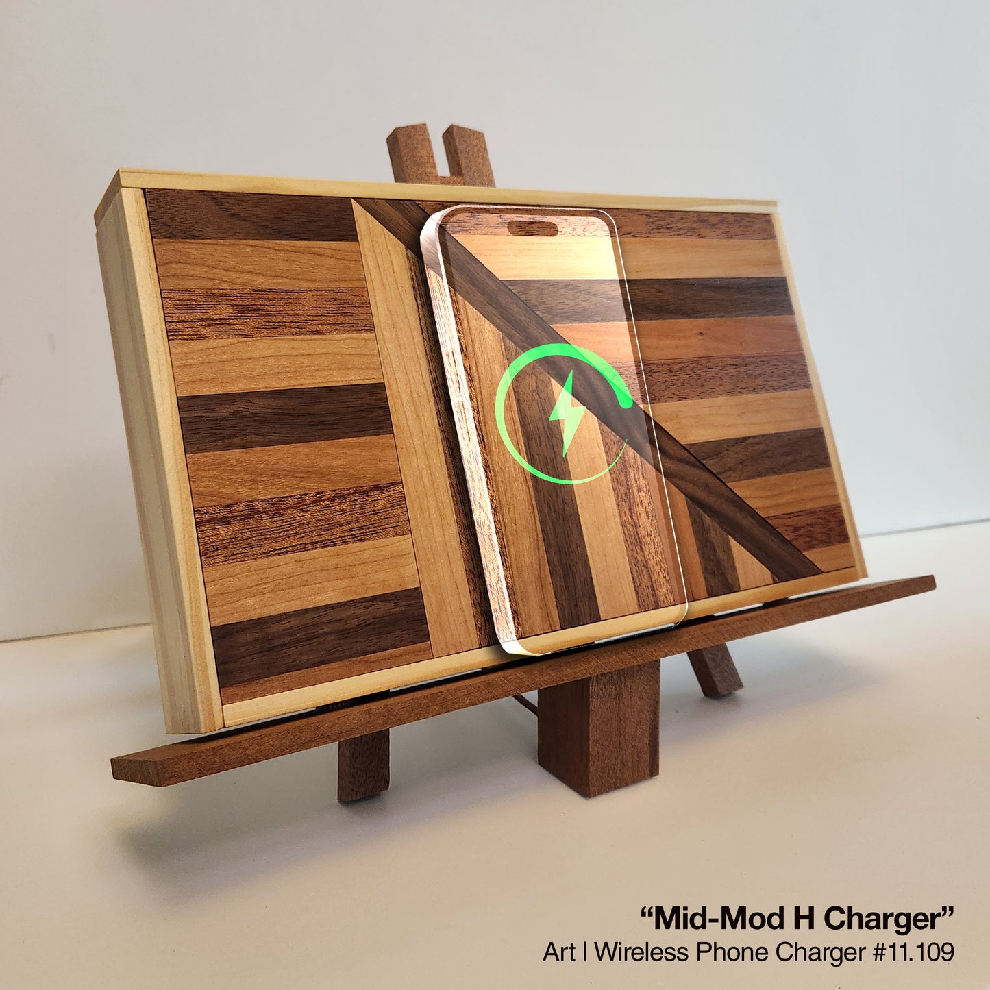"Mid-Mod H" Wireless Phone Charging Station