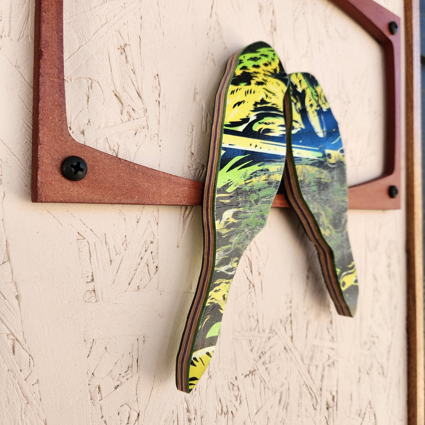 Kisses - Parakeet - Skateboard Art