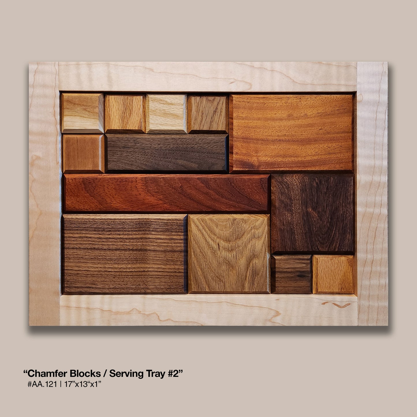 Chamfer Blocks / Serving Tray #2