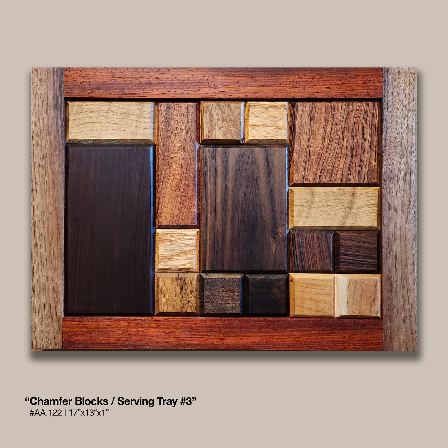 Chamfer Blocks / Serving Tray #3