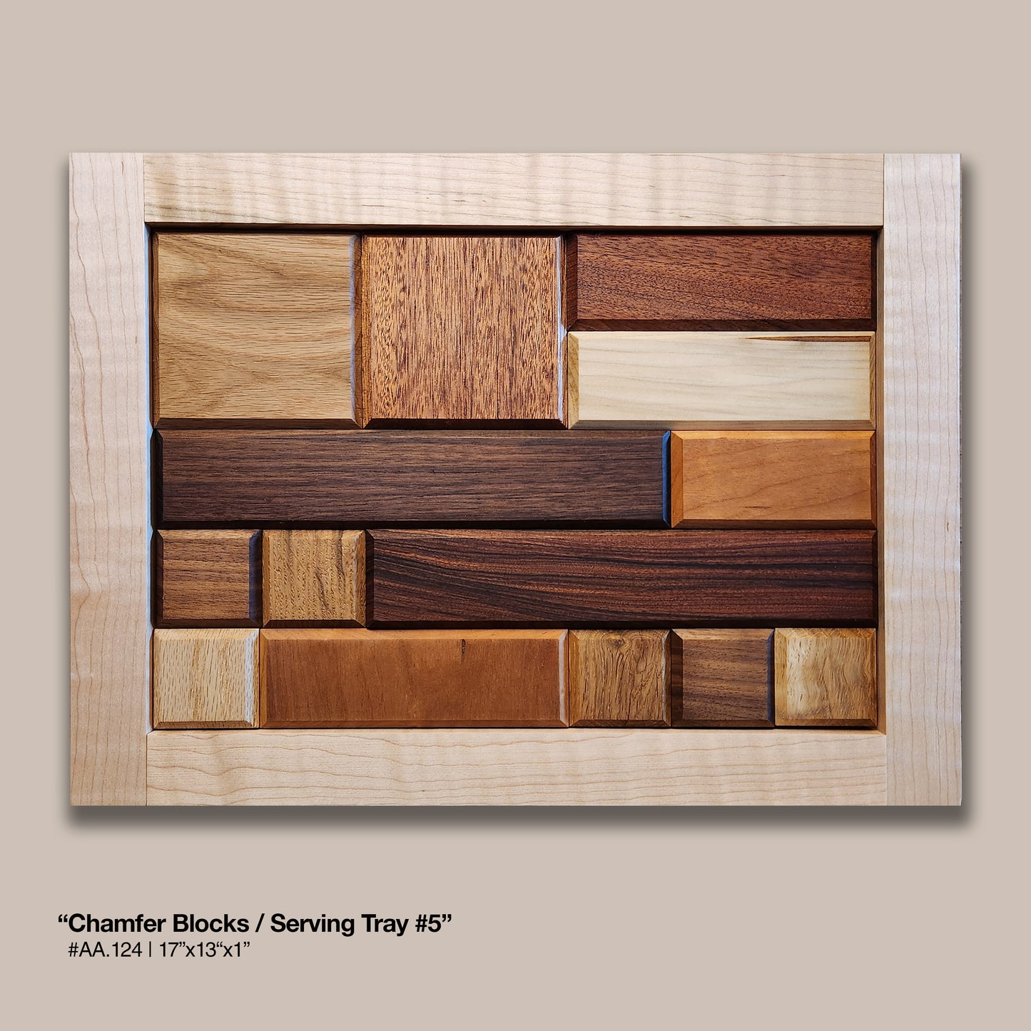 Chamfer Blocks / Serving Tray #5