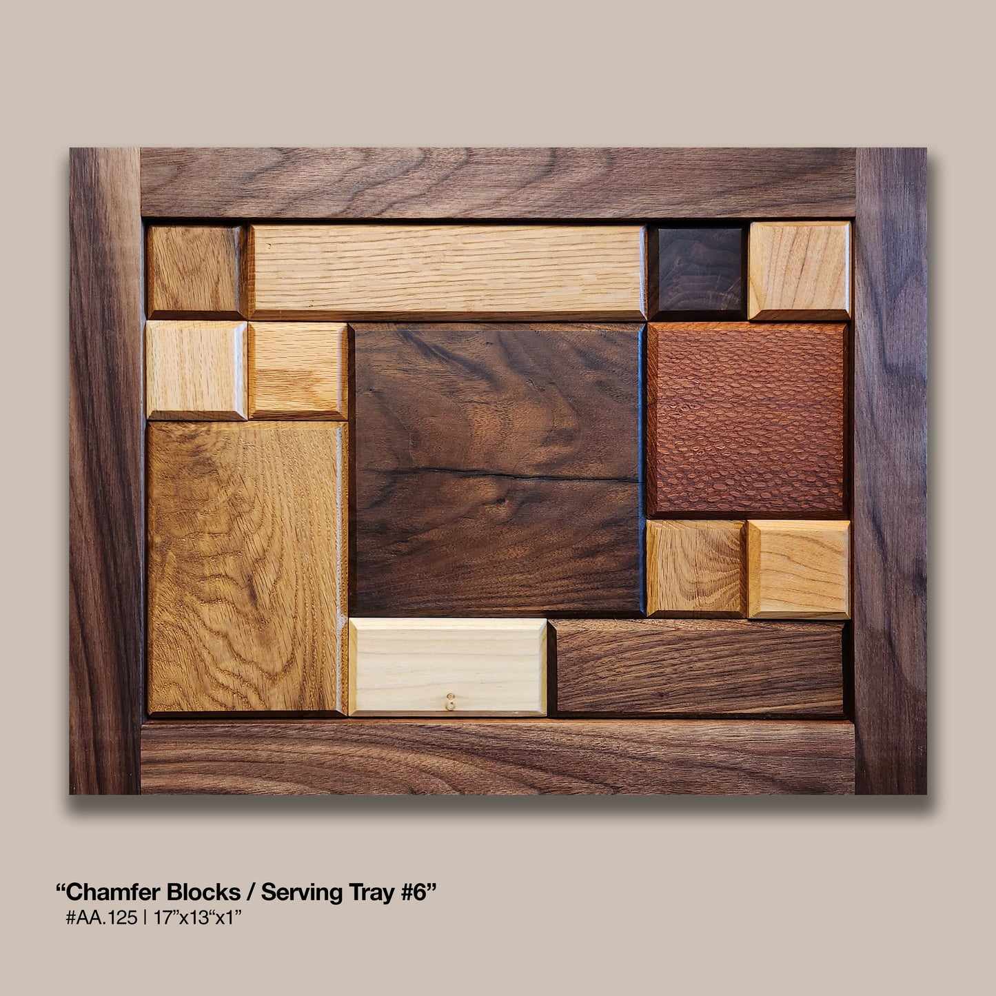 Chamfer Blocks / Serving Tray #6