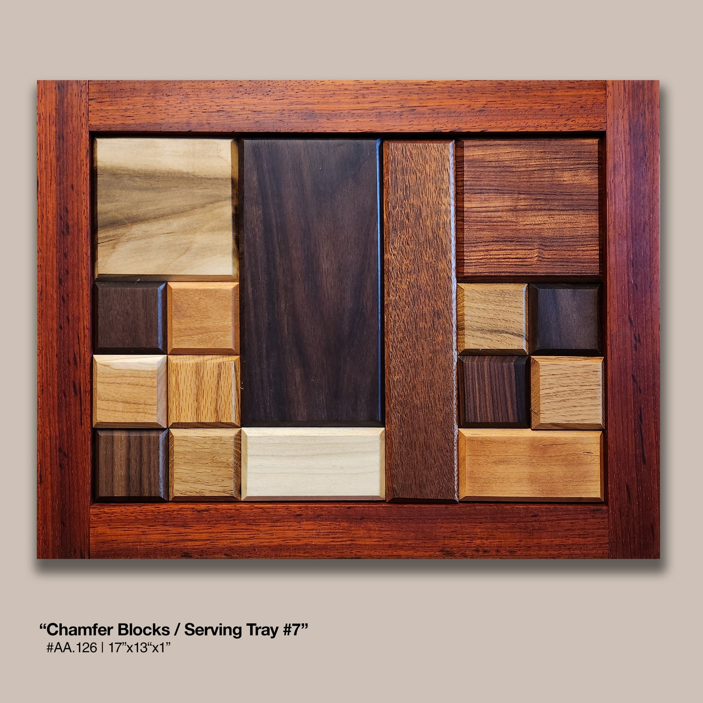 Chamfer Blocks / Serving Tray #7