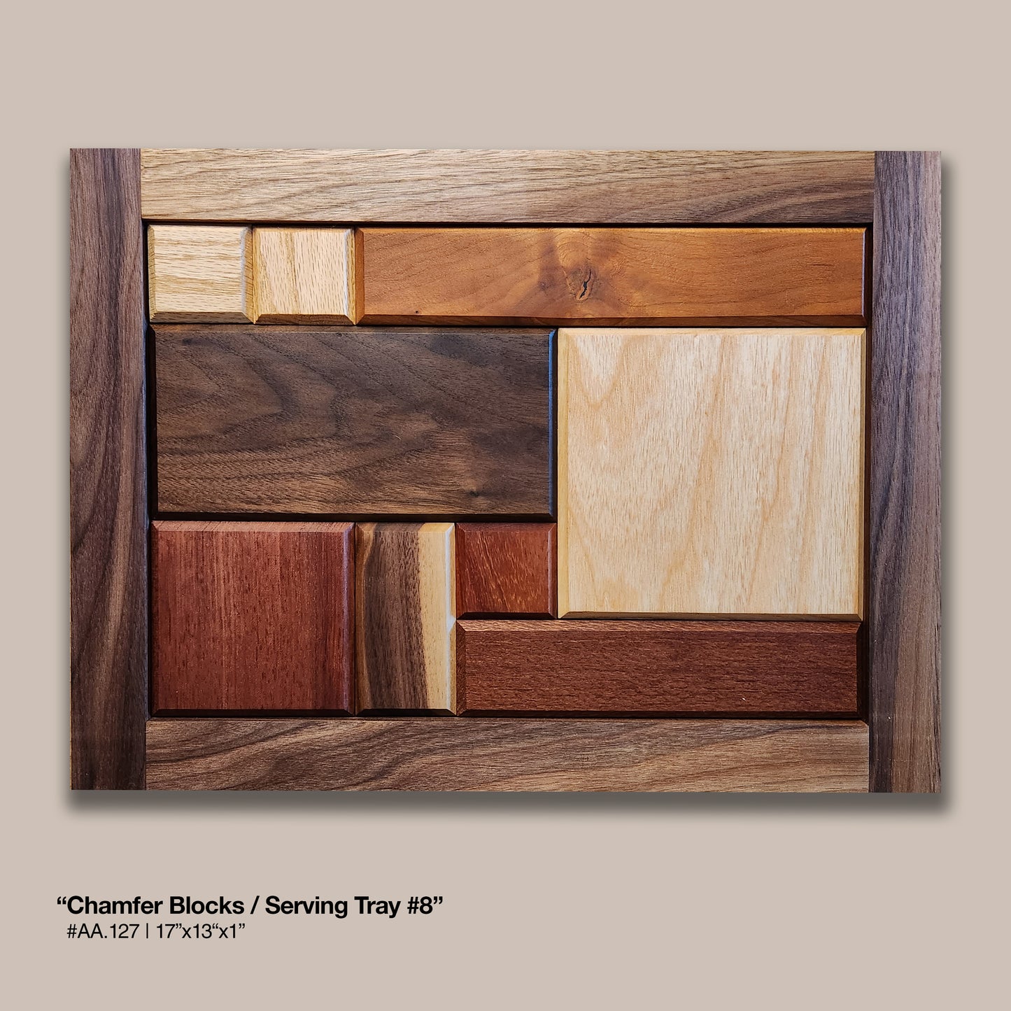 Chamfer Blocks / Serving Tray #8