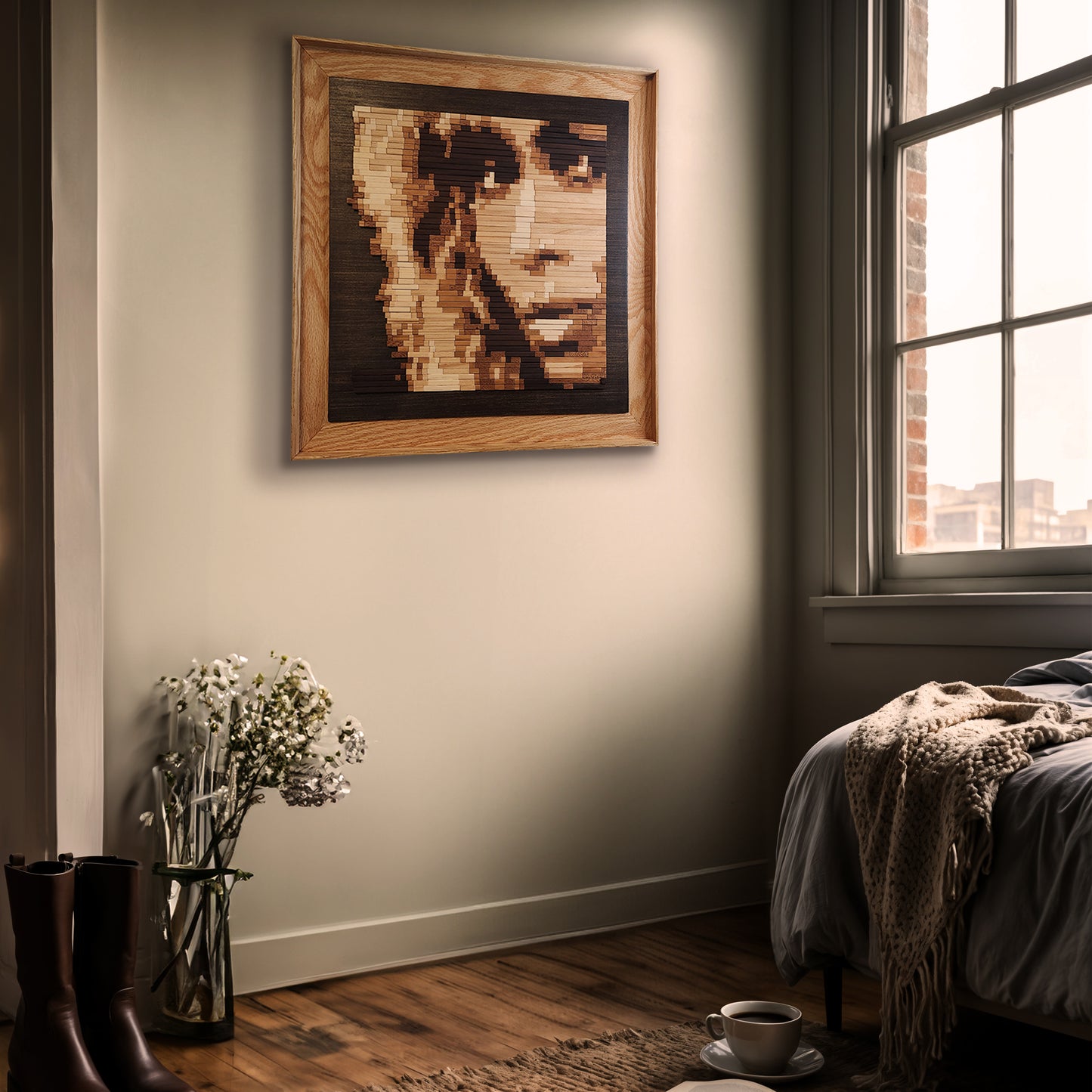 Tina Turner "Simply the Best" - Morse-Code Mosaic