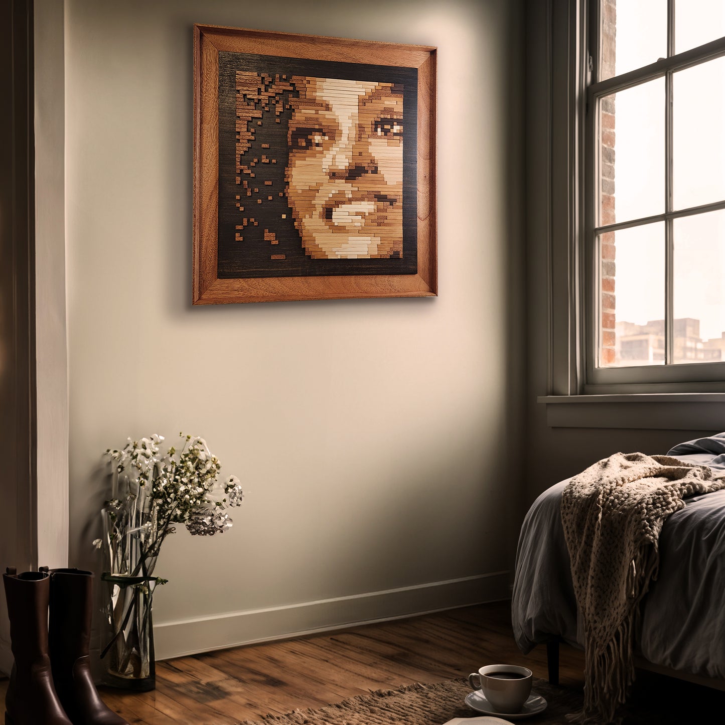 Dianna Ross "Mahogany" - Morse-Code Mosaic