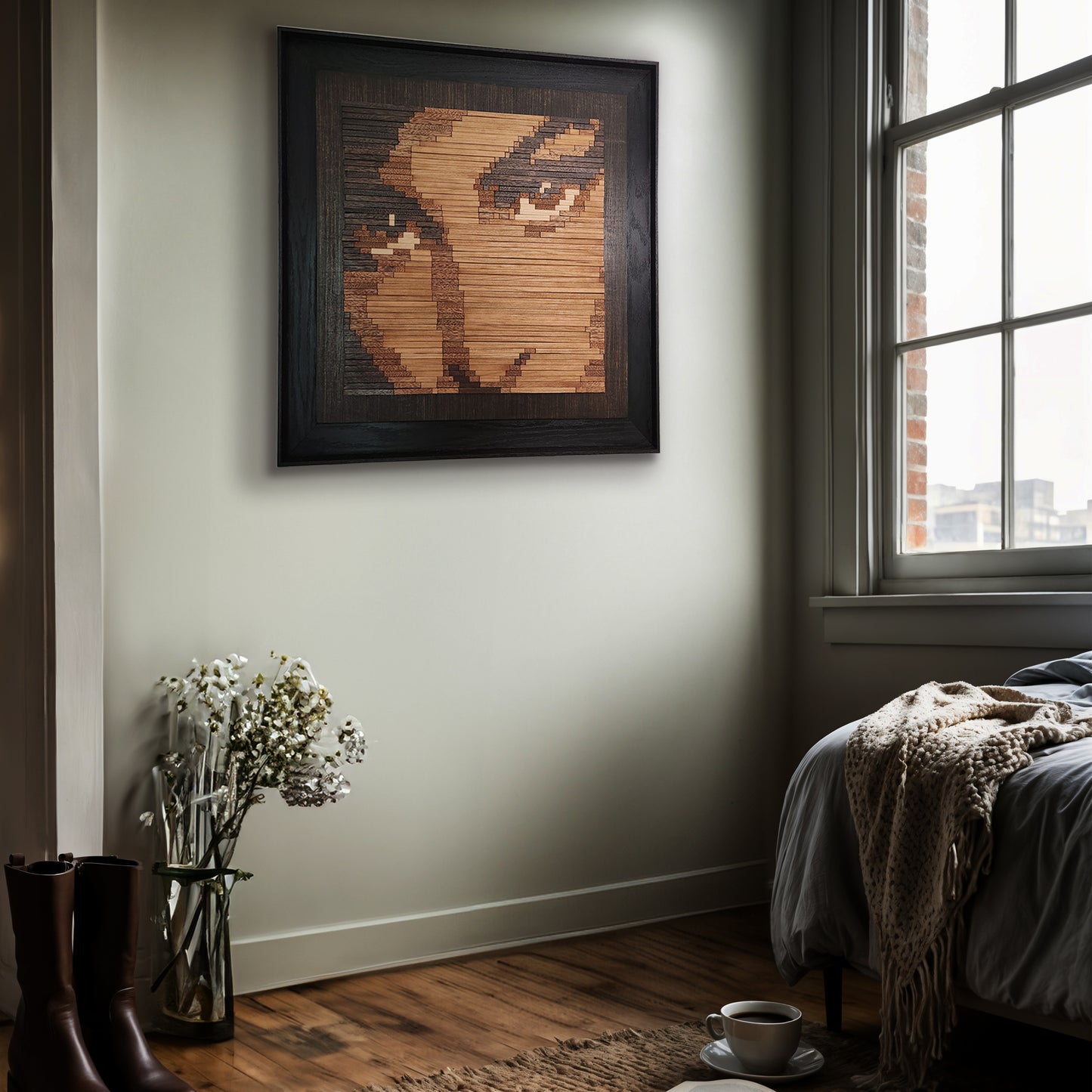 Amy Winehouse "Back to Black" - Morse-Code Mosaic
