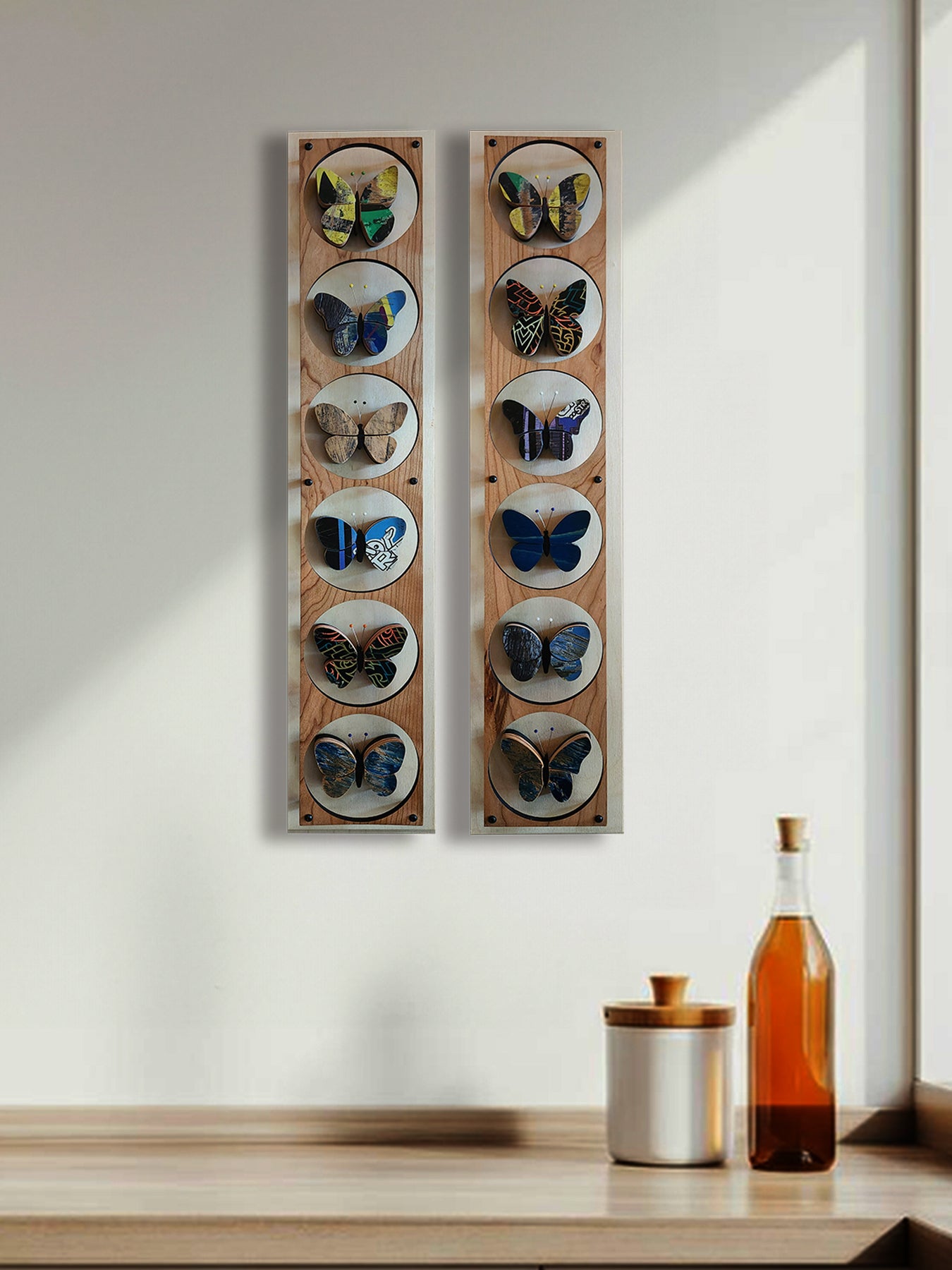 "Butterfly Collection #4" Skateboard Art