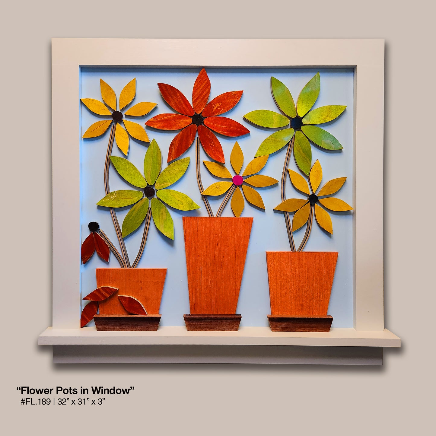 Flower Pots in Window