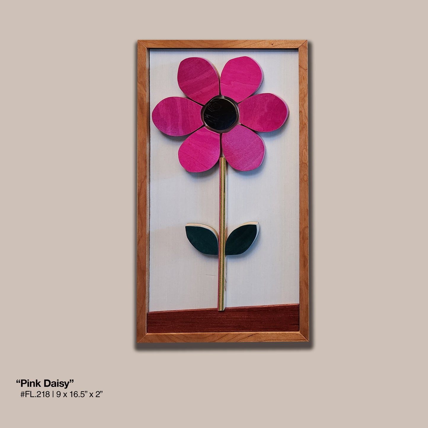 Pink Daisy - Skateboard Flower