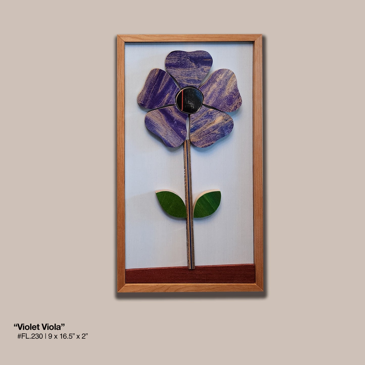 Violet Viola - Skateboard Flower