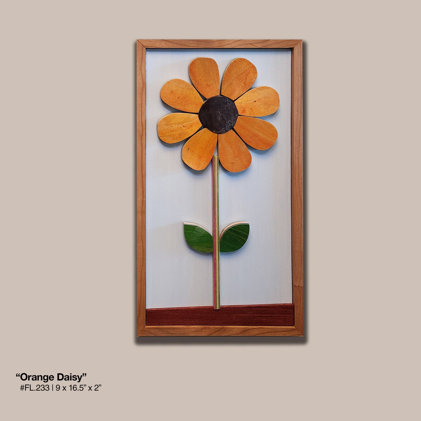 Orange Daisy - Skateboard Flower