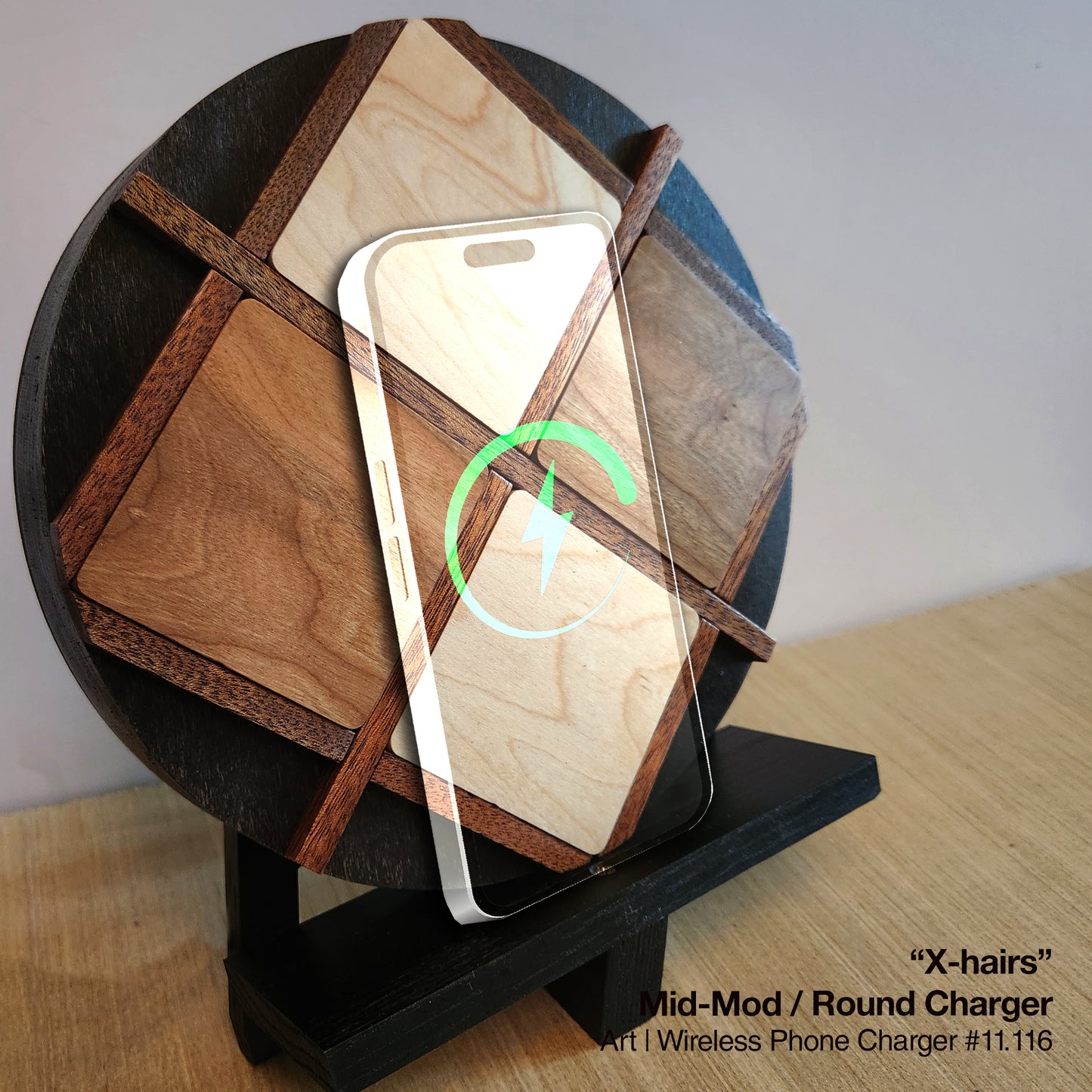 "X-hairs" Mid-Mod / Wireless Phone Charging Station