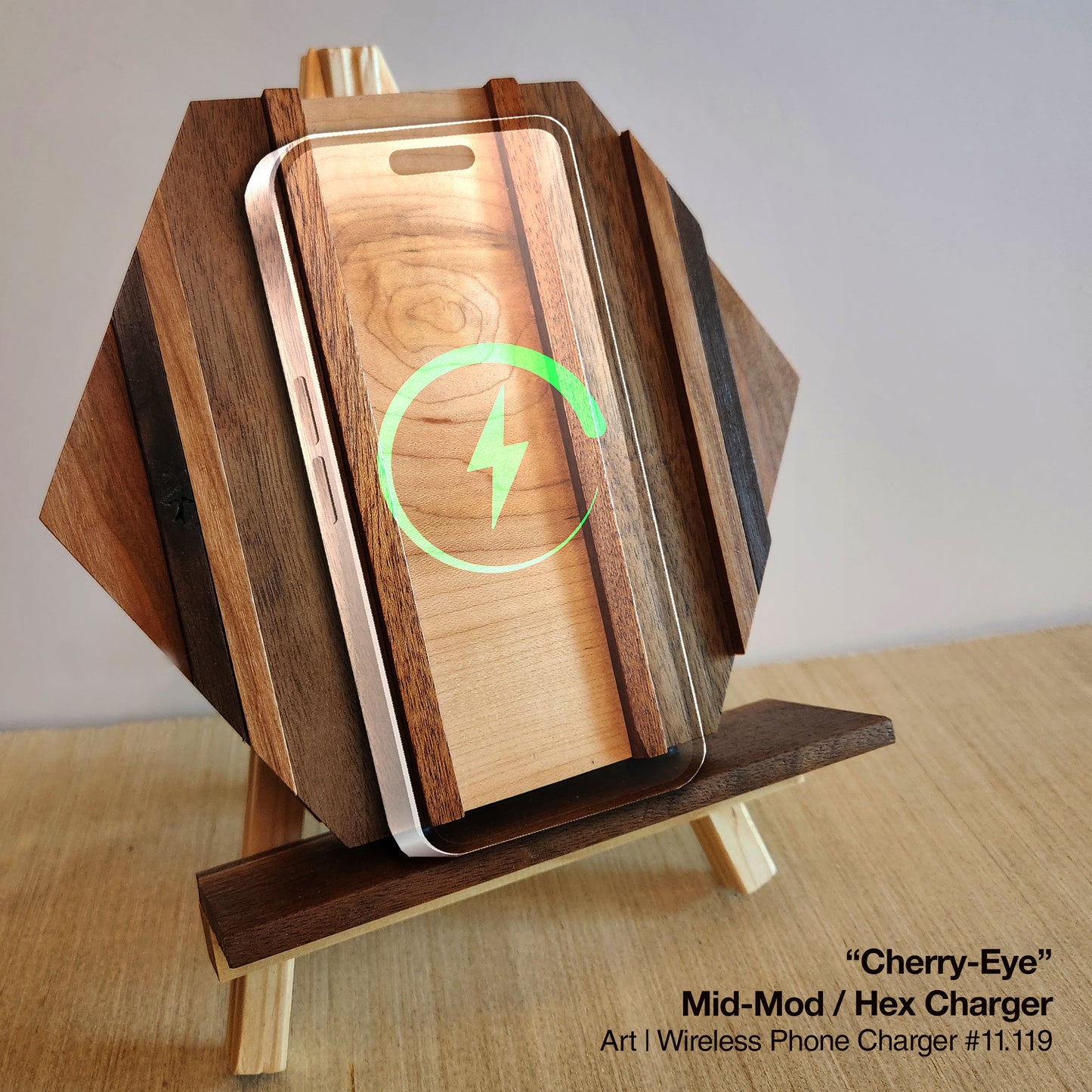 "Cherry-Eye" Mid-Mod / Hex / Wireless Phone Charger