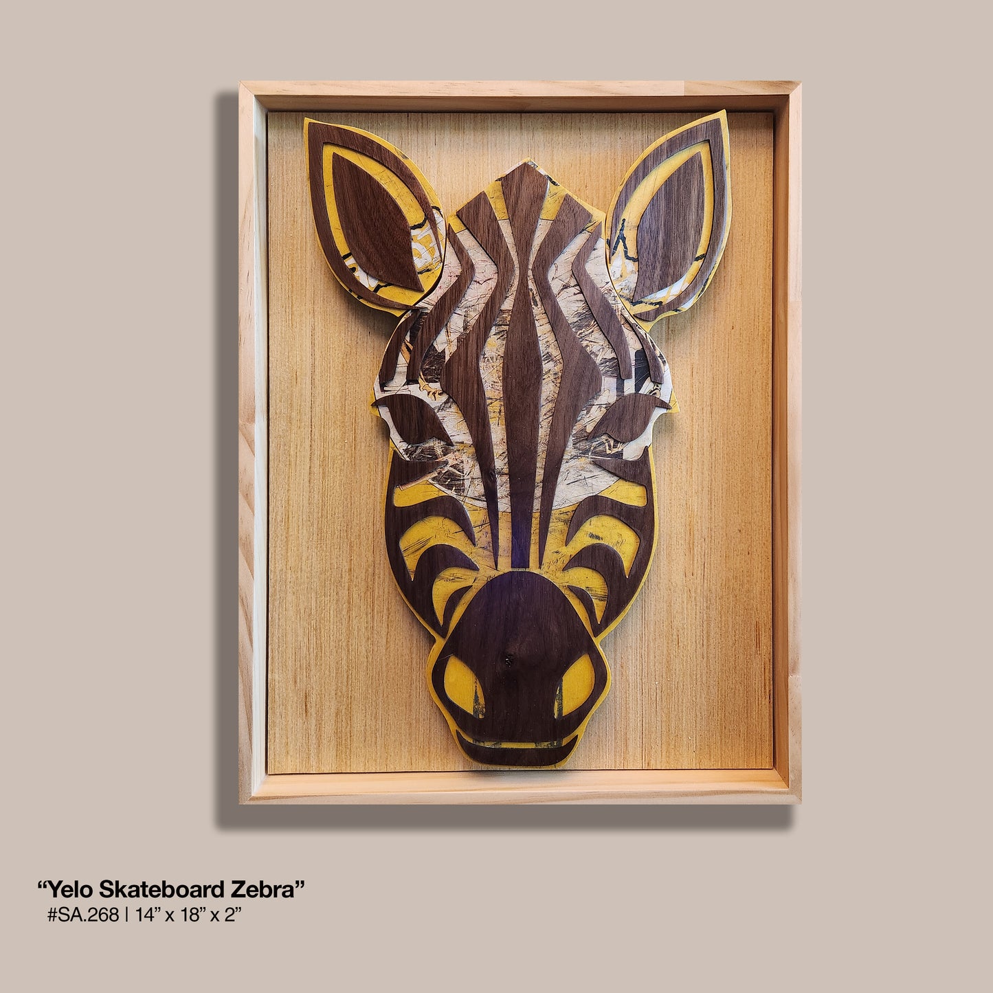 "Yelo Skateboard Zebra"
