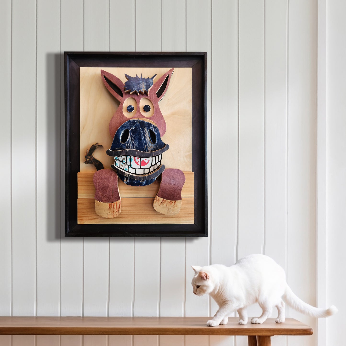 "Crazy-Ass Skateboard Donkey" - Skateboard Art (Copy)