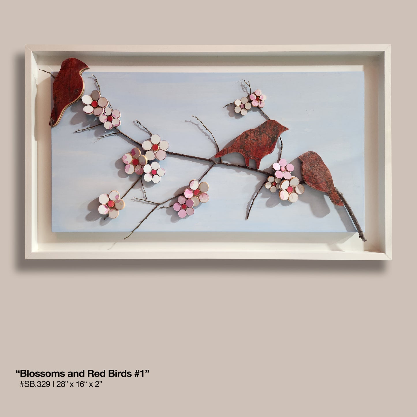 "Blossoms and Red Birds #1"