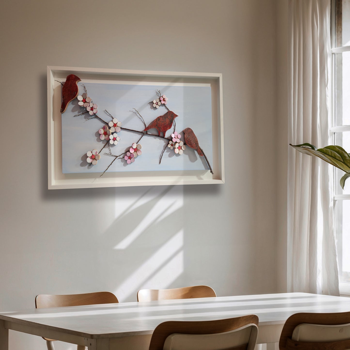 "Blossoms and Red Birds #1"
