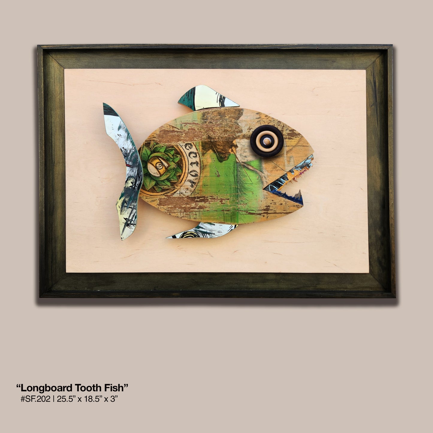 "Longboard Tooth Fish" - Skatefish