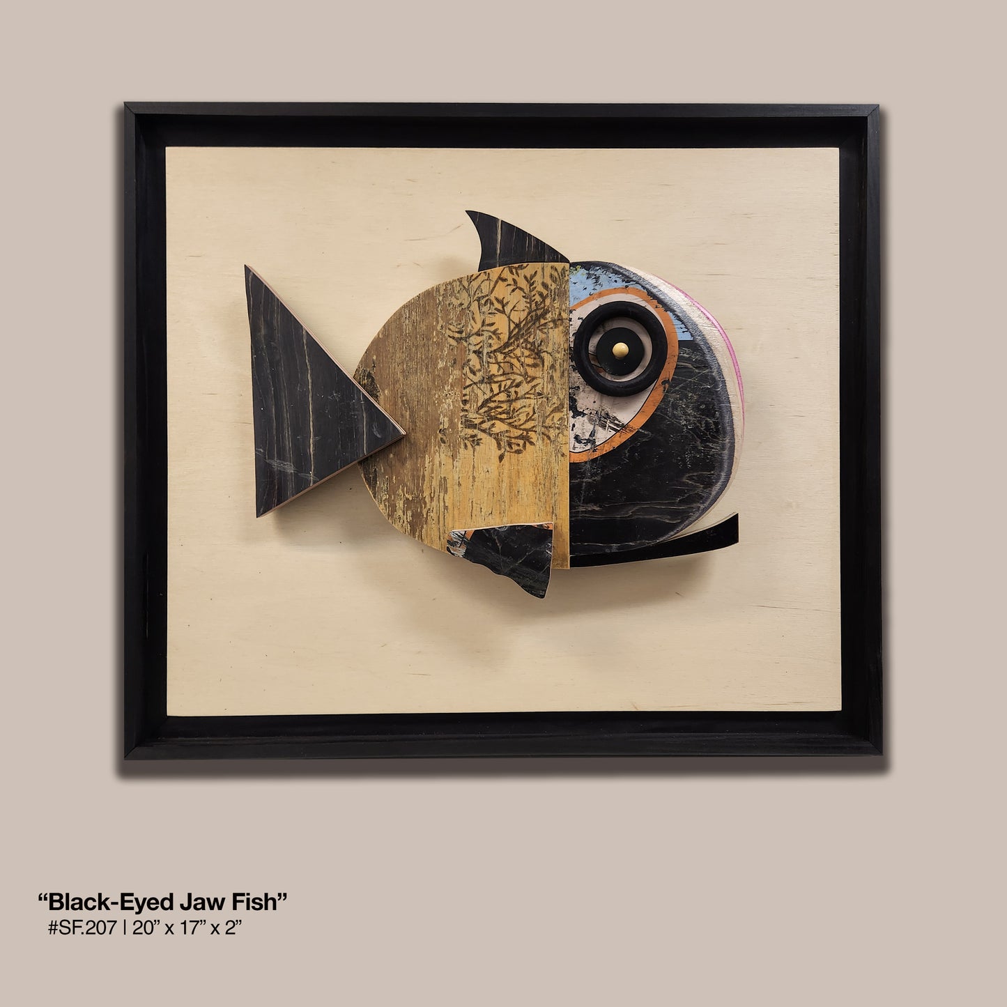 "Black-Eyed Jaw Fish" - Skatefish