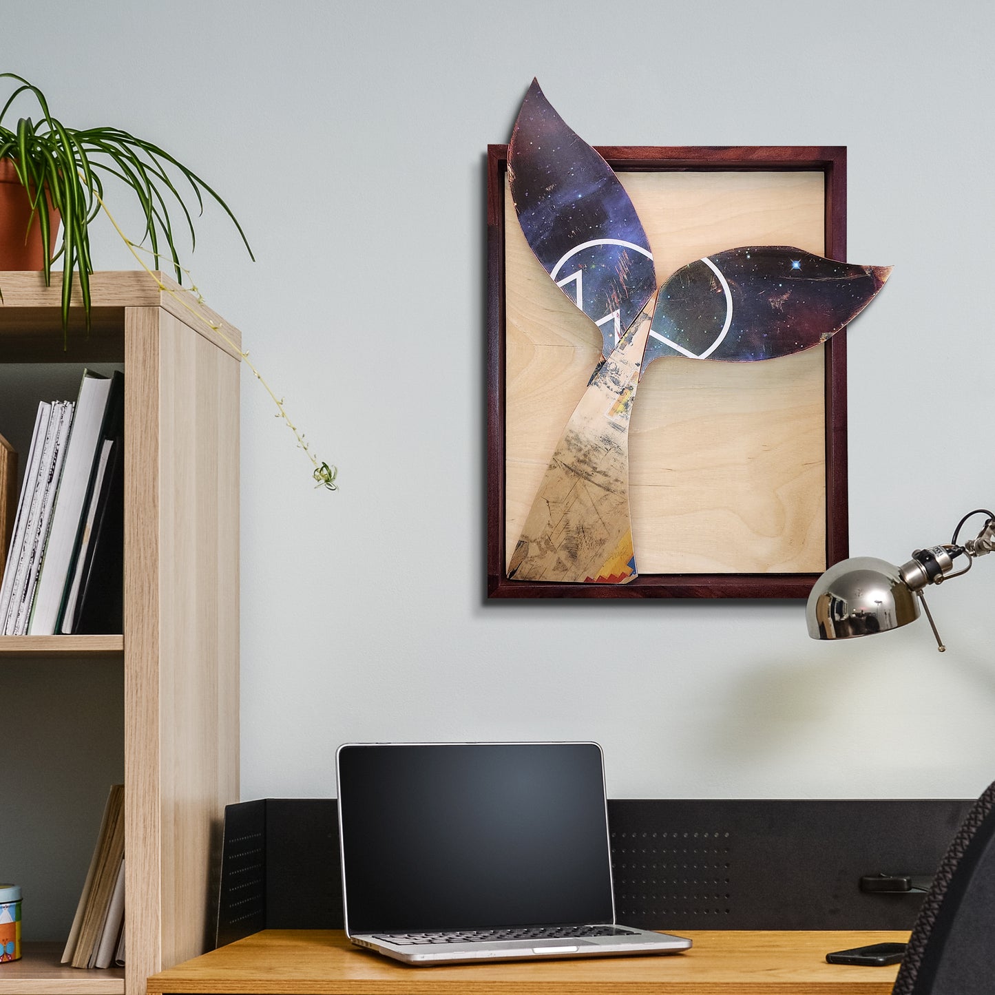 "Midnight Fin Whale Tail" Skateboard Art