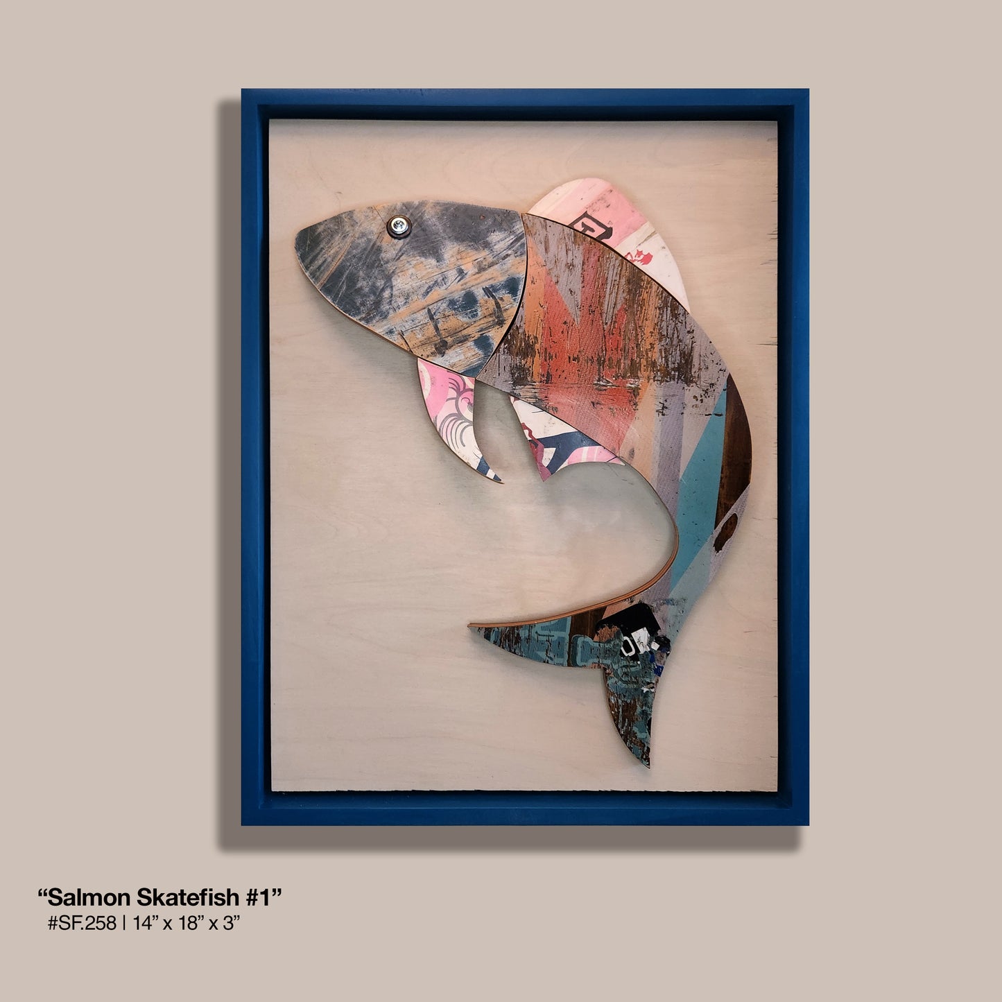 "Salmon #1" SkateFish