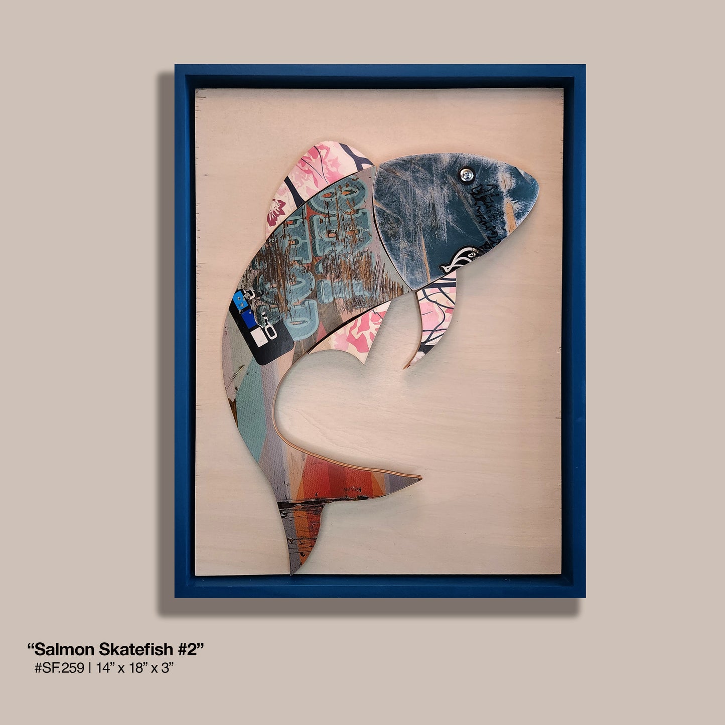 "Salmon #2" SkateFish