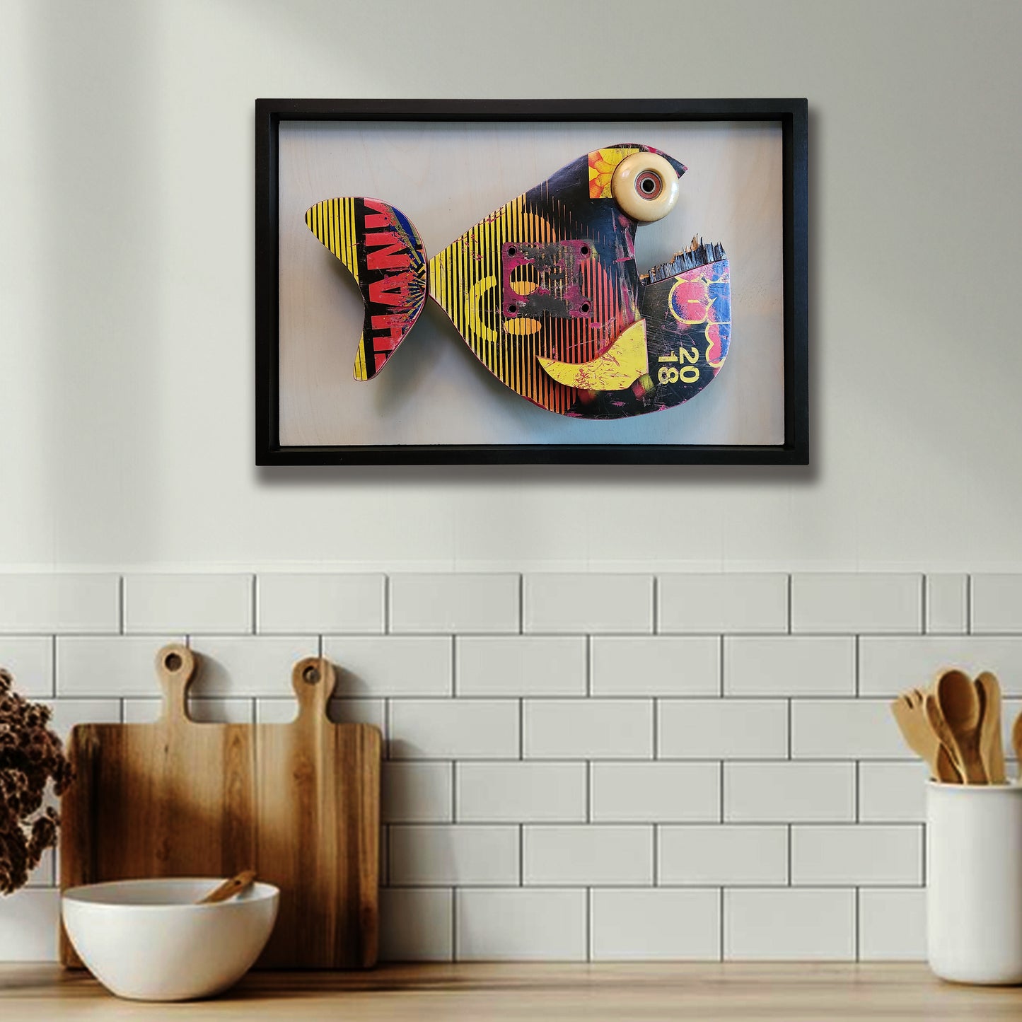 "Vibrant Wheel-Eye Skatefish"