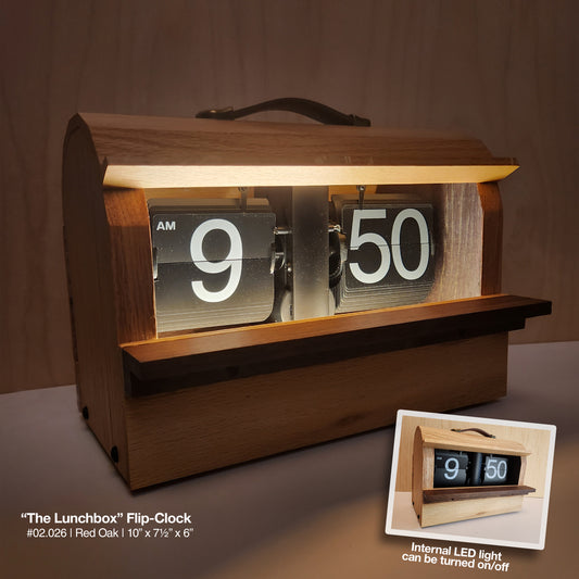 "The Lunchbox" Retro Flip Clock (a)