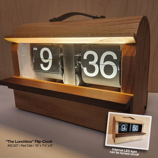 "The Lunchbox" Retro Flip Clock (b)