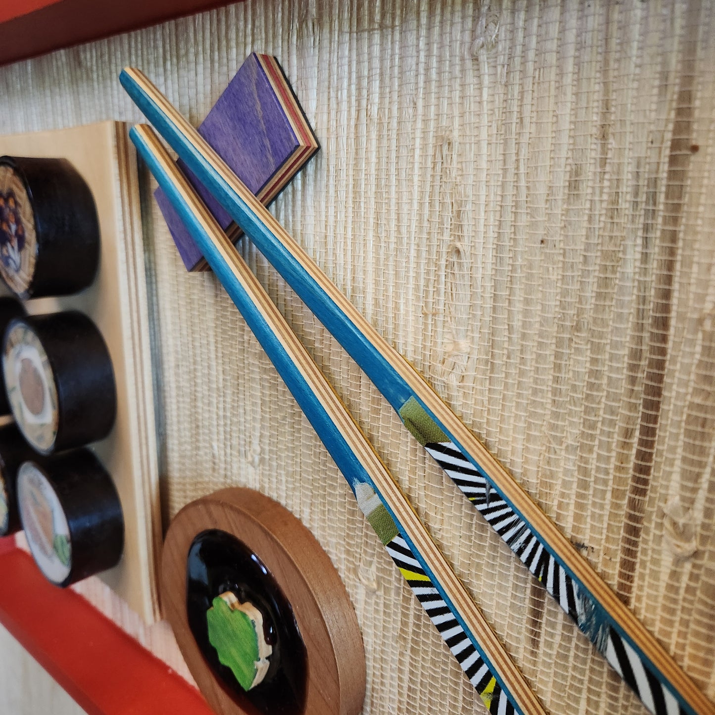 "6-Piece Skateboard Sushi Tray"