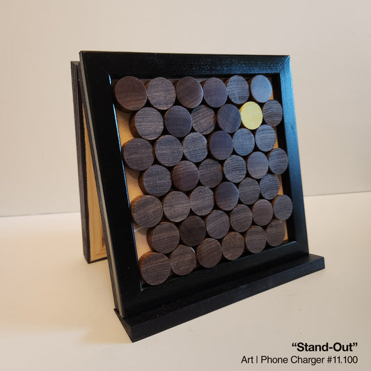 Art / Wireless Phone Charging Station - "Stand-Out"