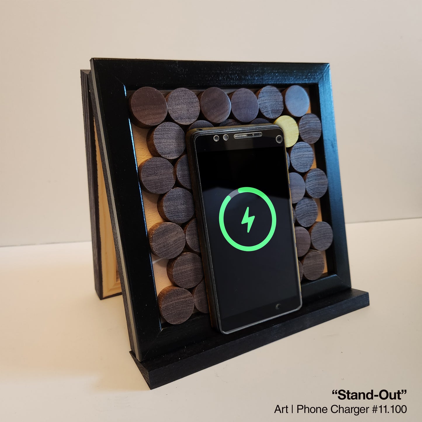 Art / Wireless Phone Charging Station - "Stand-Out"