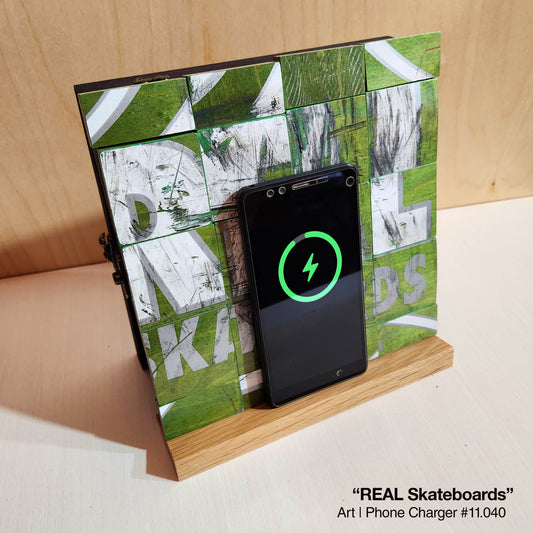 Art / Wireless Phone Charging Station - REAL Skateboards