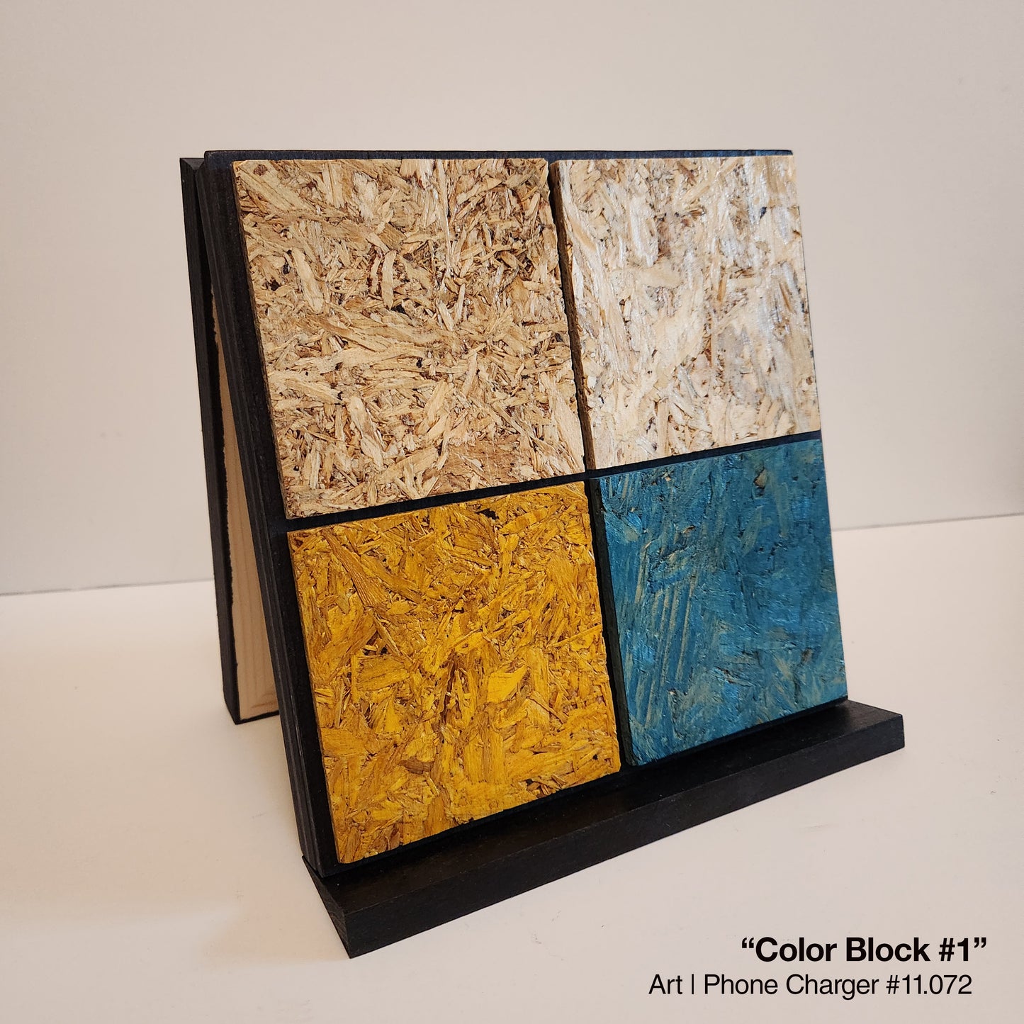 Art / Wireless Phone Charging Station - "Color Block #1"