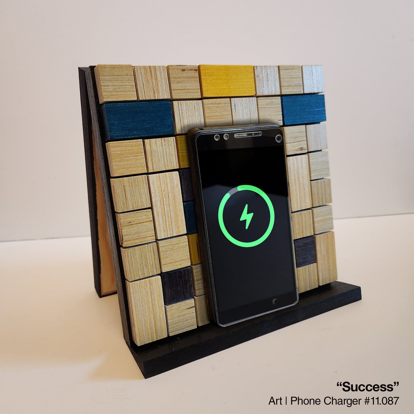 Art / Wireless Phone Charging Station - "Success"