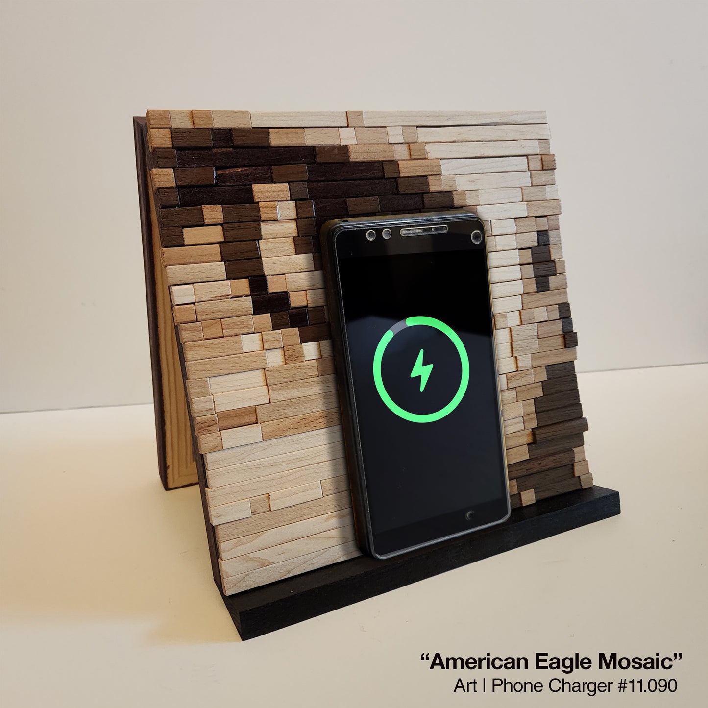 Art / Wireless Phone Charging Station - "Stacked"