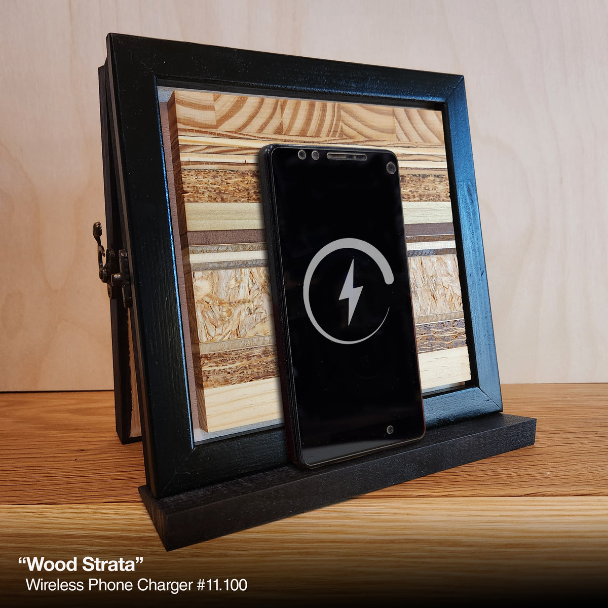 Wood Strata - Wireless Phone Charger