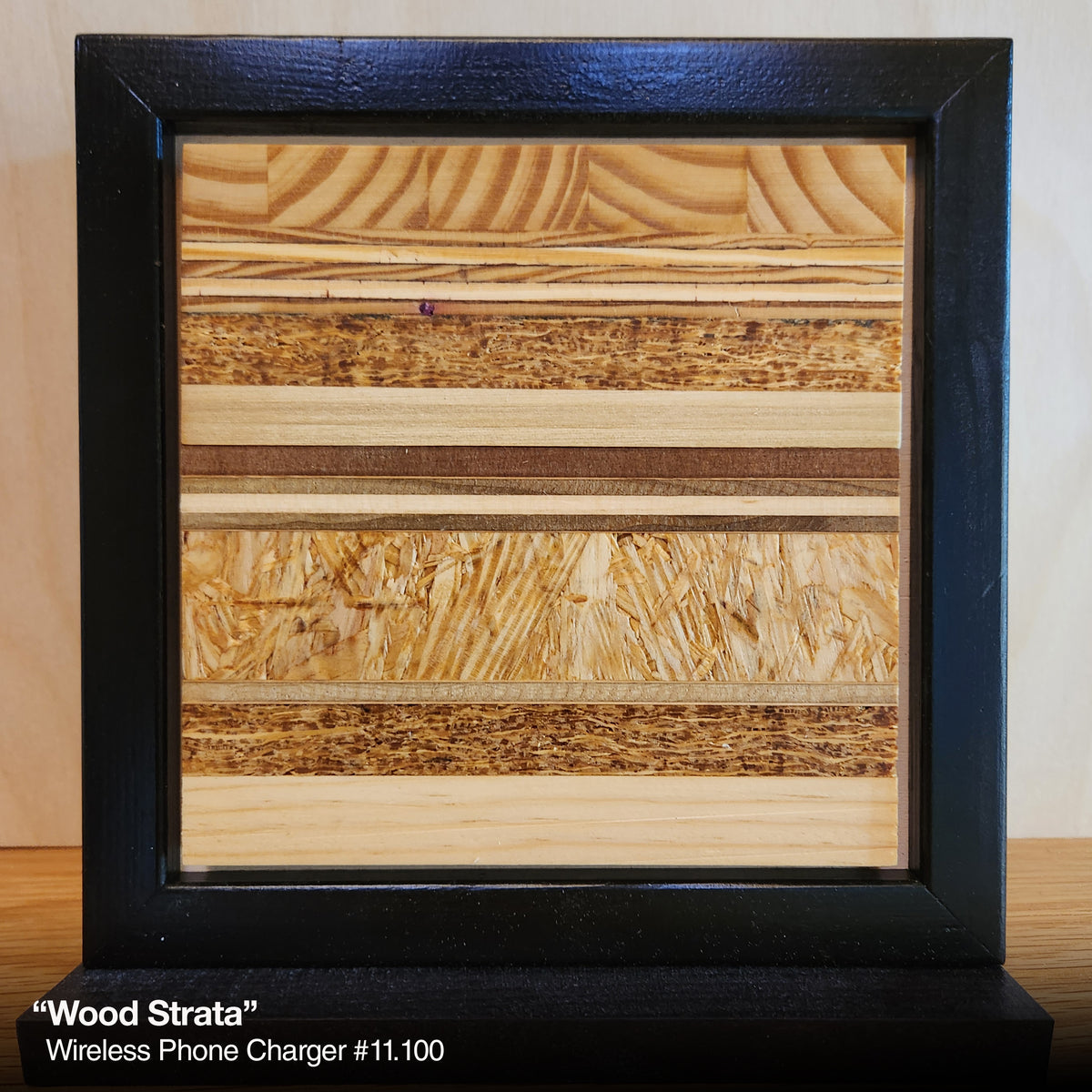 Wood Strata - Wireless Phone Charger