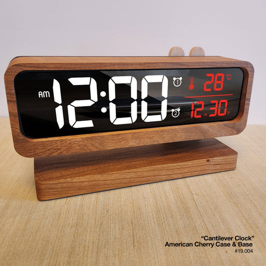 Cantilever Clock - Cherry