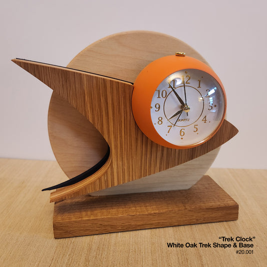 Trek Clock - White Oak