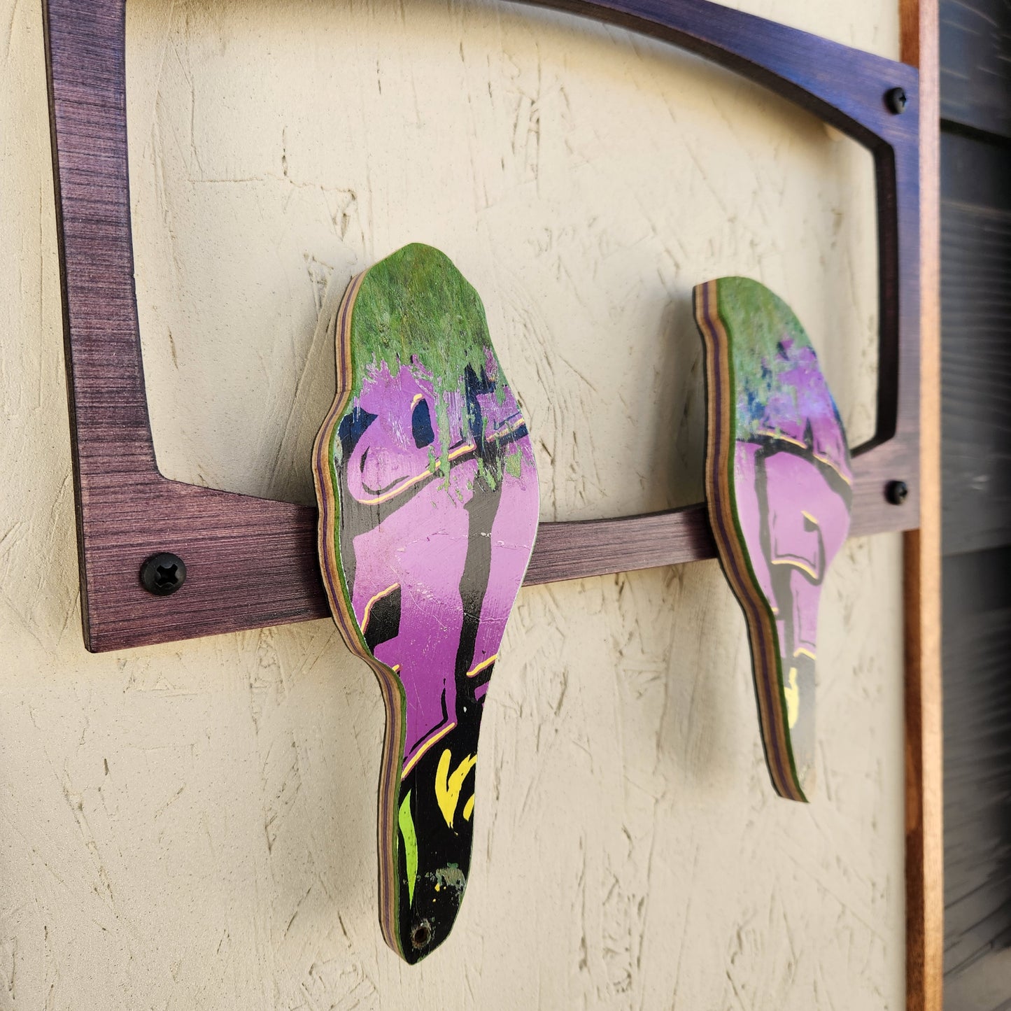 Personal Space - Parakeet - Skateboard Art