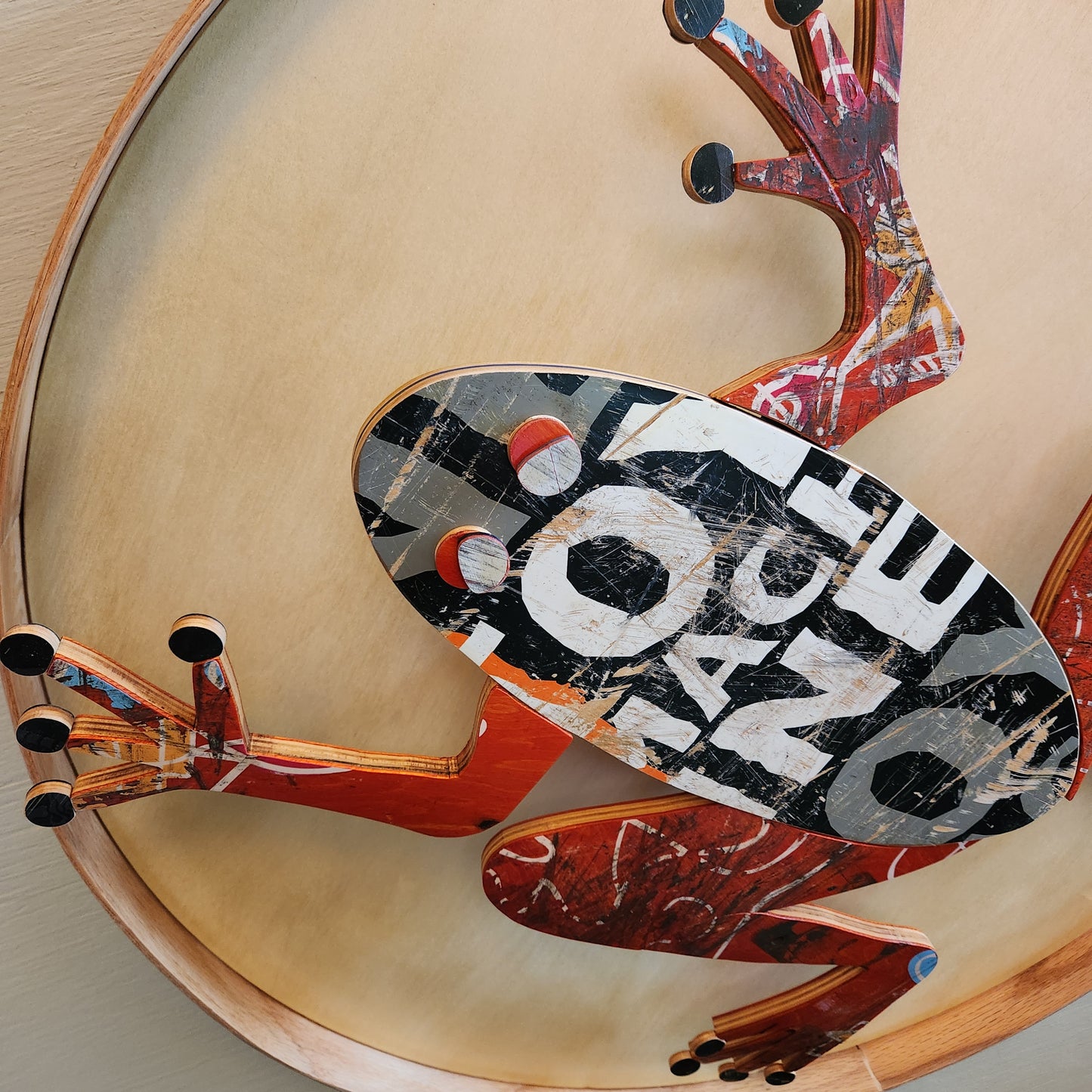 "Toy Machine Skate Frog"