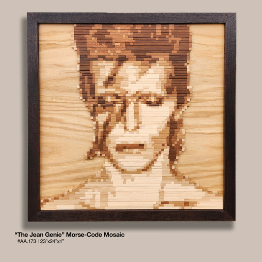 The Jean Genie - Morse-Code Mosaic