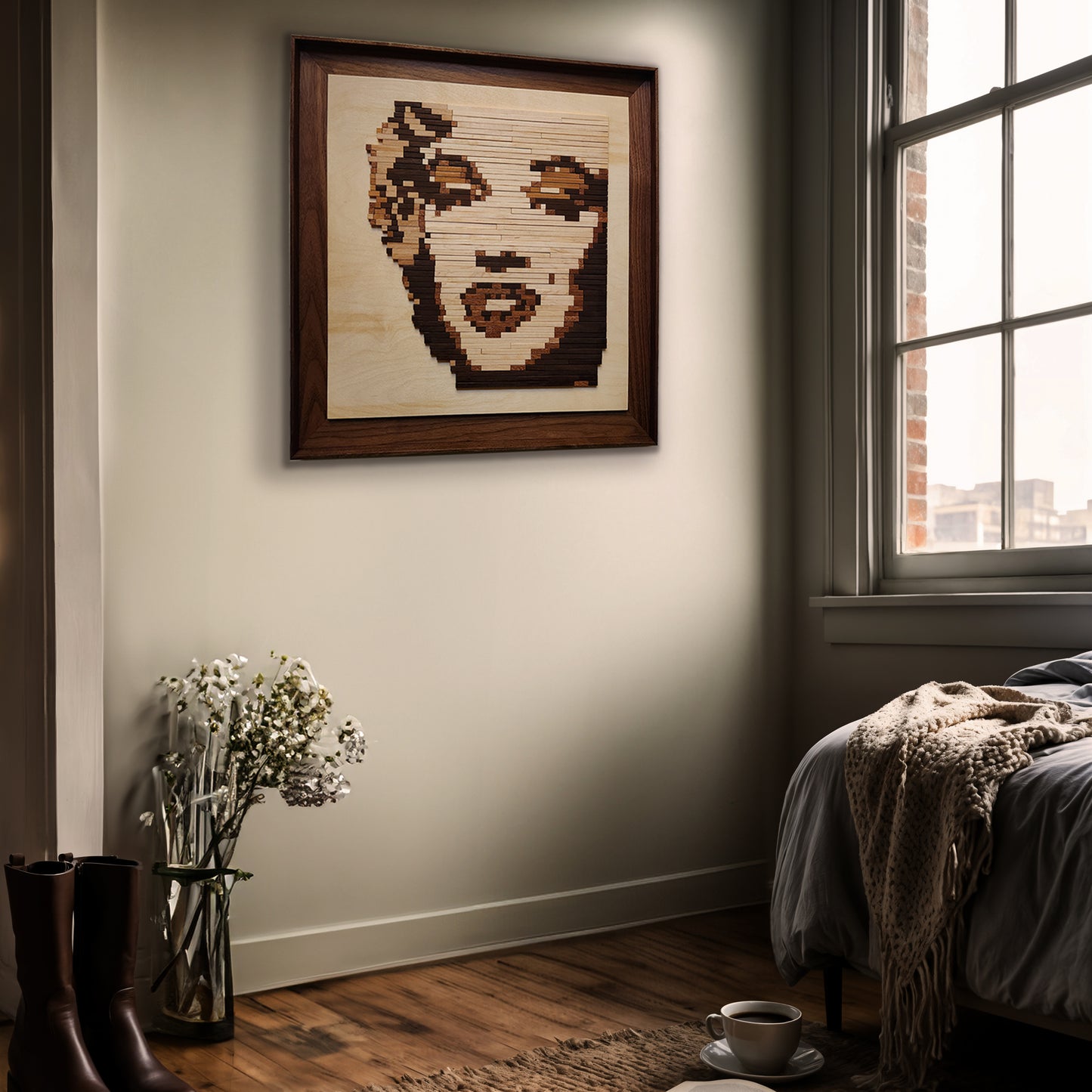 Marilyn Monroe - "Niagara" - Morse-Code Mosaic