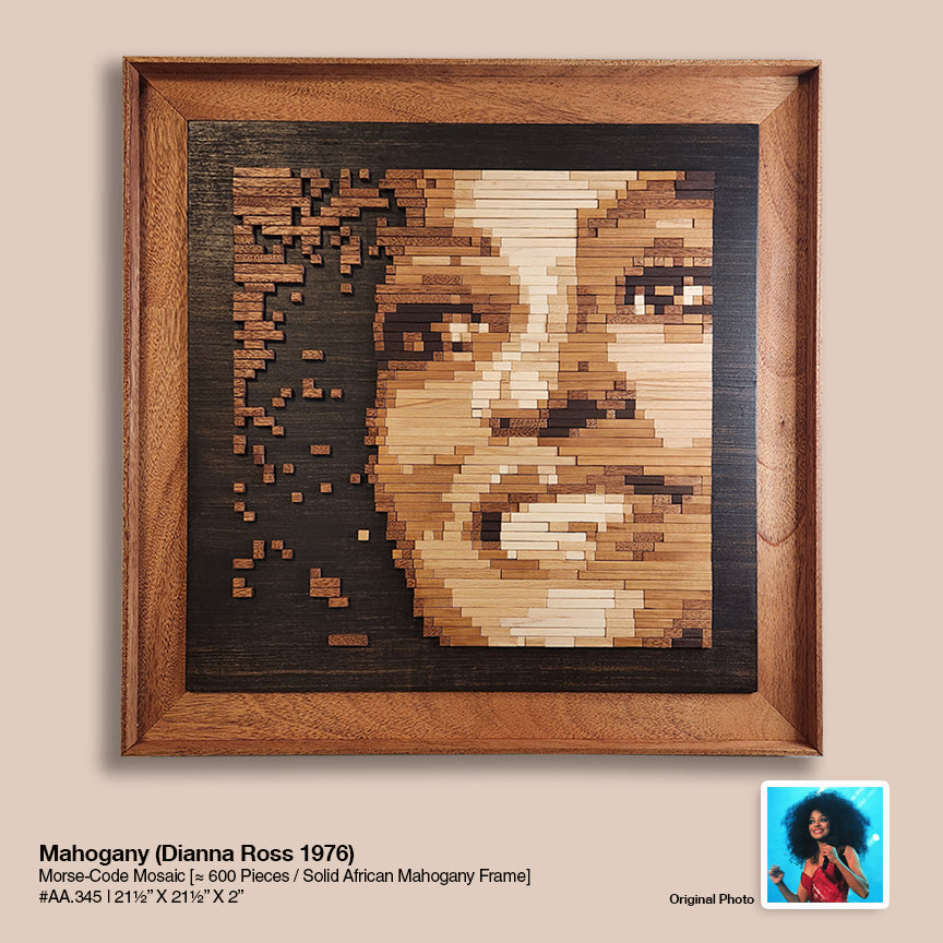 Dianna Ross "Mahogany" - Morse-Code Mosaic